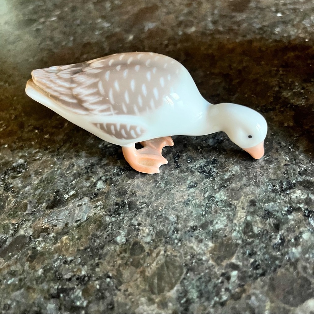 2 pc Bing & Grondahl Denmark Boy 1636BL and Goose 1902 - Picture 7 of 12